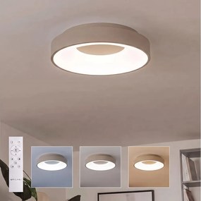 BRILAGI - LED dimmelhető mennyezeti lámpa FALCON II LED/67W/230V fehér/bézs + távirányító