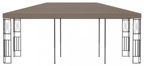 tópszínű szövetpavilon 6 x 3 m