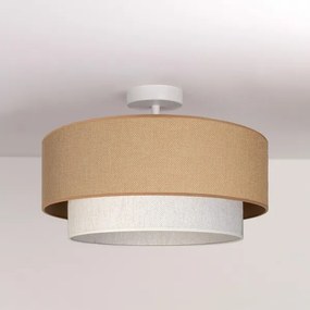 Brilagi - LED felületre szerelhető csillár BOHO ECO 1xE27/10W/230V átm. 40 cm bézs/krémszínű