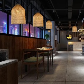 Immax 08259L - Csillár zsinóron PELO 1xE27/40W/230V átm. 35 cm rattan