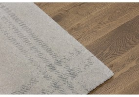 Krémszínű gyapjú szőnyeg 160x240 cm Calisia M Grid Rim – Agnella