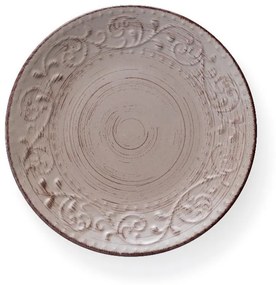 Serendipity barna agyagkerámia tányér, ⌀ 27,5 cm - Brandani