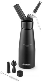 Kitchen Line fekete habszifon, 500 ml - Hendi