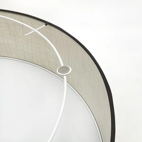 Brilagi - LED Mennyezeti lámpa BELLADONNA 3xE27/15W/230V átm. 50 cm krémes/tölgy