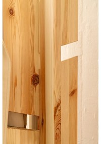 Natúr színű borovi fenyő fogas 60x186 cm Keeper – Karup Design