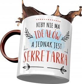 Bordó Bögre Titkárnőnek Nincs Tökéletes Nyomtatott Fotó