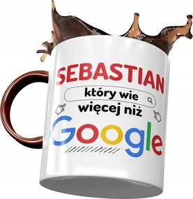 Bordó bögre Sebastian Férj Kolléga Ajándék Nyomtatott Fotóval