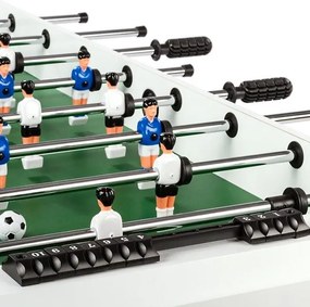 GamesPlanet® Csocsóasztal GLASGOW Fehér 121 x 101 cm