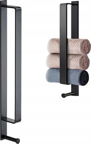 Fürdőszobai Törölközőtartó Akasztó Fali Tartó Fém Fürdőszoba