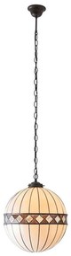 Endon 67045 - Tiffany FARGO láncos csillár 1xE27/60W/230V, átm. 40 cm