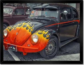 Poszterek keretben 40x30 Tűzbogár Volkswagen