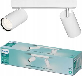 Fürdőszobai mennyezeti lámpa IP44 2x GU10 Led Spot reflektor Idris Philips