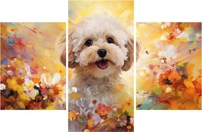 Kép - Boldog kutya (90x60 cm)