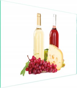 Üveg Vágódeszka 52x40 Bor Edzett Üveg