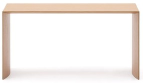Világos natúr színű dohányzóasztal tölgyfa dekorral 45x90 cm Litto – Kave Home