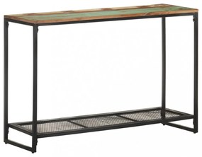 tömör újrahasznosított fa tálalóasztal 110 x 35 x 75 cm
