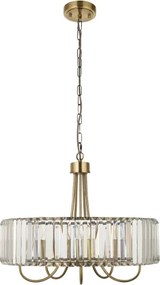 Endon 119610 - Láncos csillár VISCONTI 5xE14/6W/230V sárgaréz