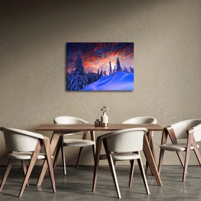 Kép - Téli szürkület (70x50 cm)