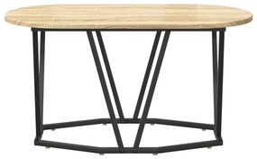 Dohányzóasztal Sonoma tölgy 80x40x40,5 cm Műszaki fa és Fém