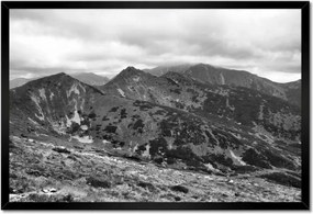 Poszterek keretben 60x40 Tátra Lengyel hegyek Kilátás