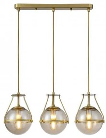 Lámpa Mennyezeti lámpatest DROP 3 , 6335, AC220-240V, 50/60Hz, 3*E14, max.25W, átmérő 68 cm, arany