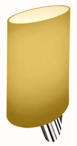 Azzardo Rosa fali lámpa, sárga, E14, 1x28W, AZ-0142