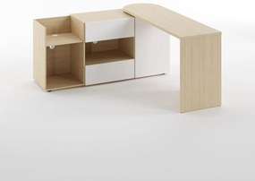 Íróasztal tölgyfa dekoros asztallappal 48x159 cm Tango – TemaHome