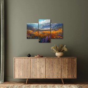Kép - Festett hegyi táj II. (90x60 cm)