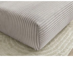 Világosszürkés bézs kordbársony lábtartó Lucien – Bobochic Paris