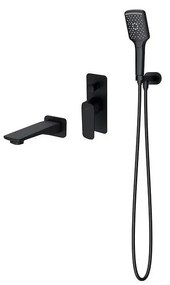 Cersanit S952-044 - LARGA fekete fürdőkád alatti csaptelep szett S952-044