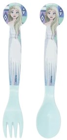 Disney Jégvarázs Ice Magic műanyag evőeszköz készlet - 2 darabos