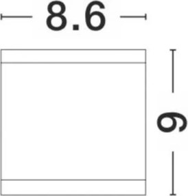NOVA LUCE 9020022 Modern Kültéri Mennyezeti Lámpa GU10 IP54