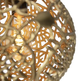 Art Deco függőlámpa arany kerek 3-lámpás - Maro