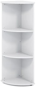 Impress közepes sarokszekrény 37 x 37 x 119,6 cm, fehér