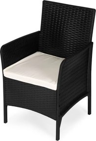 2 db kerti szék párnával - rattan székek erkélyre és teraszra