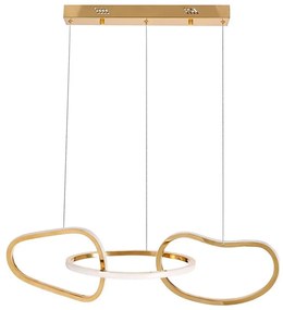 LED függeszték kábelen ANNELI LED/30W/230V 80 cm arany