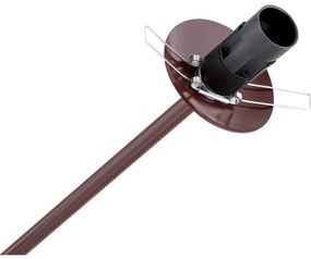 Argon 1842 - Csillár rúdon ABSOS 4xE14/7W/230V alabástrom barna