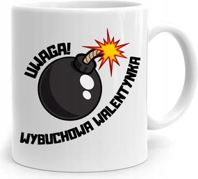 Bögre Ajándék Valentin Napra Robbanékony Valentin Nap fényképes nyomtatással