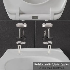 CeraStyle DURU WC ülőke - duroplast - lecsapódásgátlós - könnyen levehető - klikk rendszerű