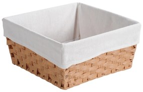Kesper 17843 Tároló kosár textil béléssel, 35 x 35x 16,5 cm