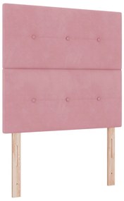 Fejtámla Gombos Rózsaszín 80 cm Bársony