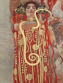 Festmény reprodukció Hygieia (Vintage Portrait) - Gustav Klimt, (30 x 40 cm)