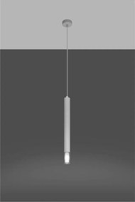 Fehér fém függőlámpa ø 8 cm Vittoria – Sollux