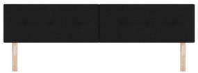LED Furatú Fekete 100 cm Szövet Fejtámla