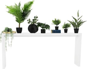 Konzolasztal, fehér, FITRON