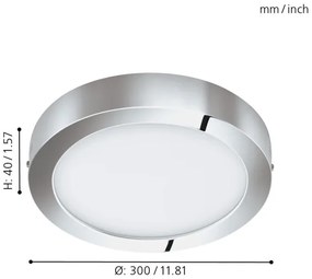 Eglo 96058 - LED fürdőszobai lámpatest FUEVA 1 LED/22W/230V IP44
