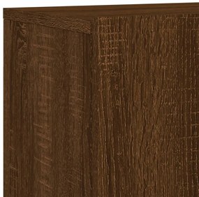 2 db barna tölgyszínű falra szerelhető TV-szekrény 60x30x41 cm