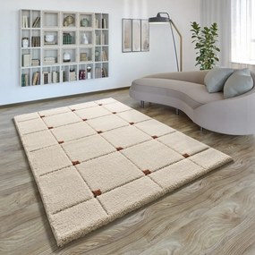 Téglavörös-krémszínű szőnyeg 160x230 cm Brenda – Universal