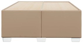 cappuccino színű műbőr ágykeret 120 x 200 cm