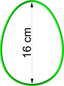 Húsvéti Forma Mézeskalács lyukasztó Húsvéti Tojás 16cm